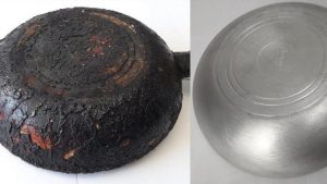 Näin puhdistat takapuolelle kiinni palaneen paistinpannun vaivattomasti ja helposti.