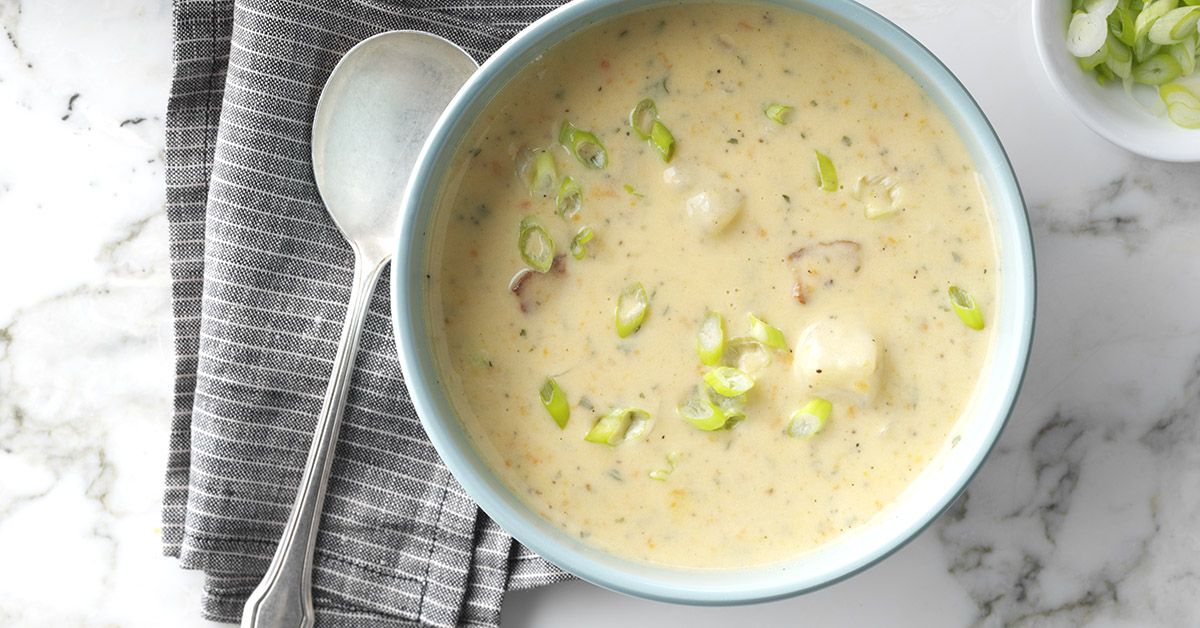 Pieni lisäys, suuret muutokset. Perunasuppe parhaimmillaan.