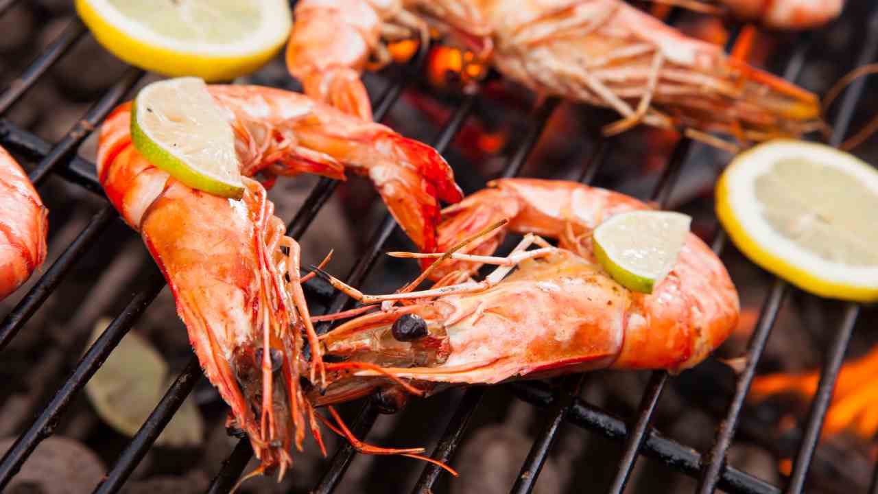 Chef Dani Garcia: ”Grillattujen katkarapujen valmistuksessa ei saa käyttää öljyä; ne on peitettävä alumiinifoliolla, jotta ne höyryttyvät ja säilyttävät luonnollisen makunsa.”