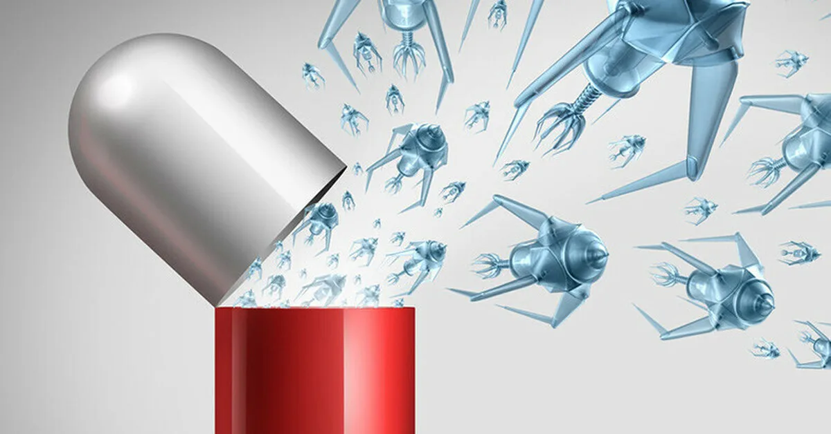 Tutkijat kehittävät mikrorobottia, joka tunkeutuu kehoon ja vie lääkkeen juuri oikeaan paikkaan.