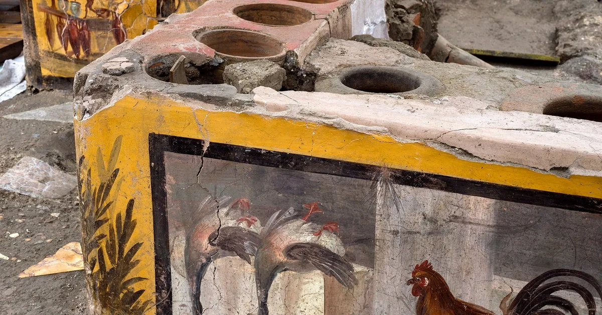 Pompejissa sijaitsevan pikaruokaravintolan takahuoneesta löydetty ylellinen egyptiläinen maljakko oli käytetty uudelleen keittiövälineenä.