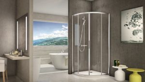 Suosittu trendi suihkukaapissa, joka korvaa verhot ja suojat