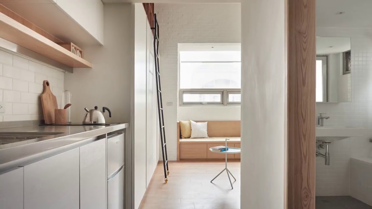 Maailman pienin asunto, jonka pinta-ala on vain 7 neliömetriä, neljä huonetta ja sauna! Epätavallinen arkkitehtoninen projekti: varastosta toimivaksi tilaksi 21 000 eurolla!