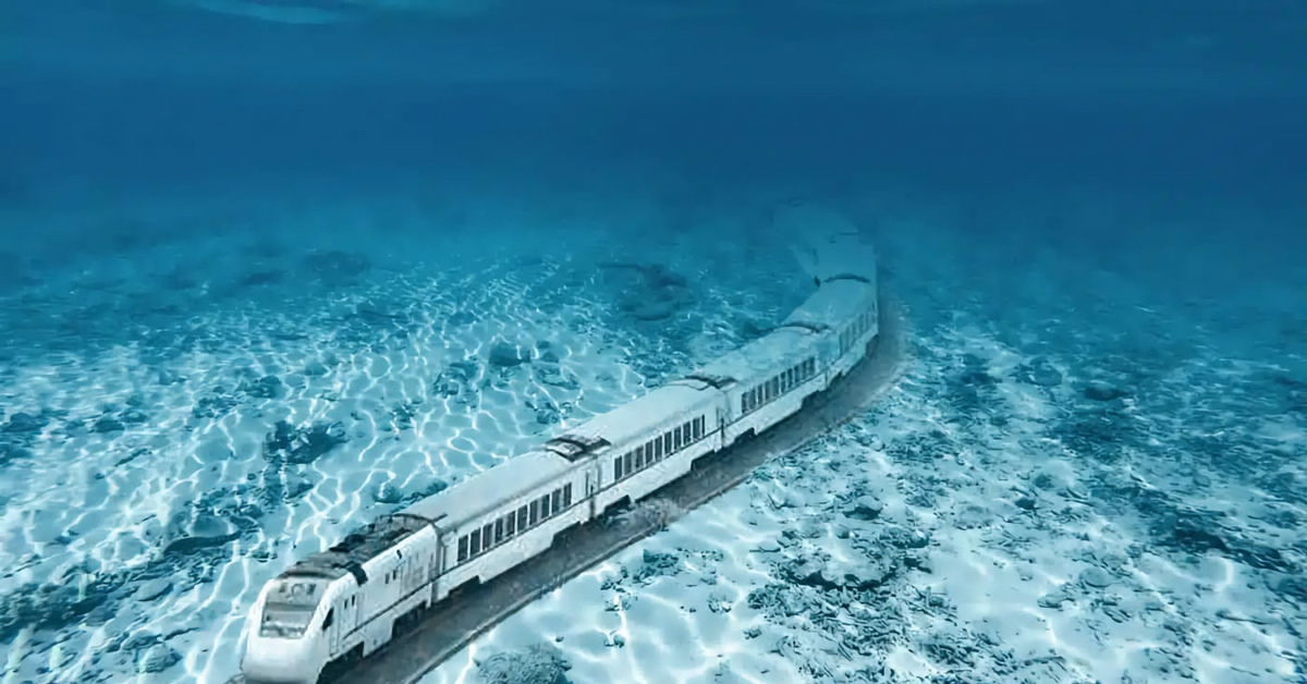 He rakentavat maailman pisimmän suurnopeusmerenalaisen junan: se kulkee merenpohjaa pitkin ja yhdistää kaksi mannerta muutamassa minuutissa.