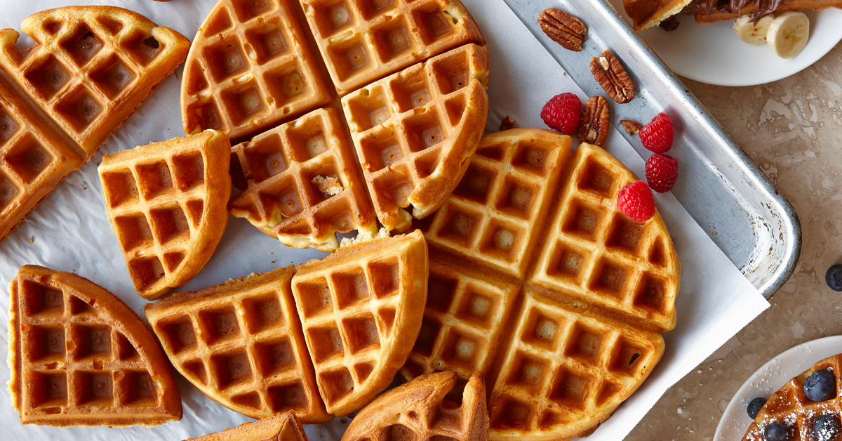 Makeat vohvelit – perusresepti