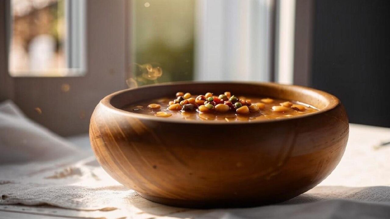 Kuinka feng shui -oppien mukaan linssejä sisältävä lautanen tulisi asettaa, jotta se houkuttelisi runsautta.