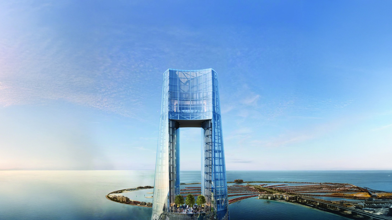 Maailman korkein hotelli, jonka korkeus on 1237 jalkaa ja jossa on yli 1000 huonetta, on avattu