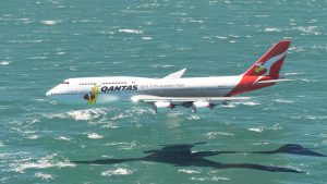 Qantas QF3 -lento julisti hätätilan ja teki pakkolaskun keskelle Tyynenmerta.