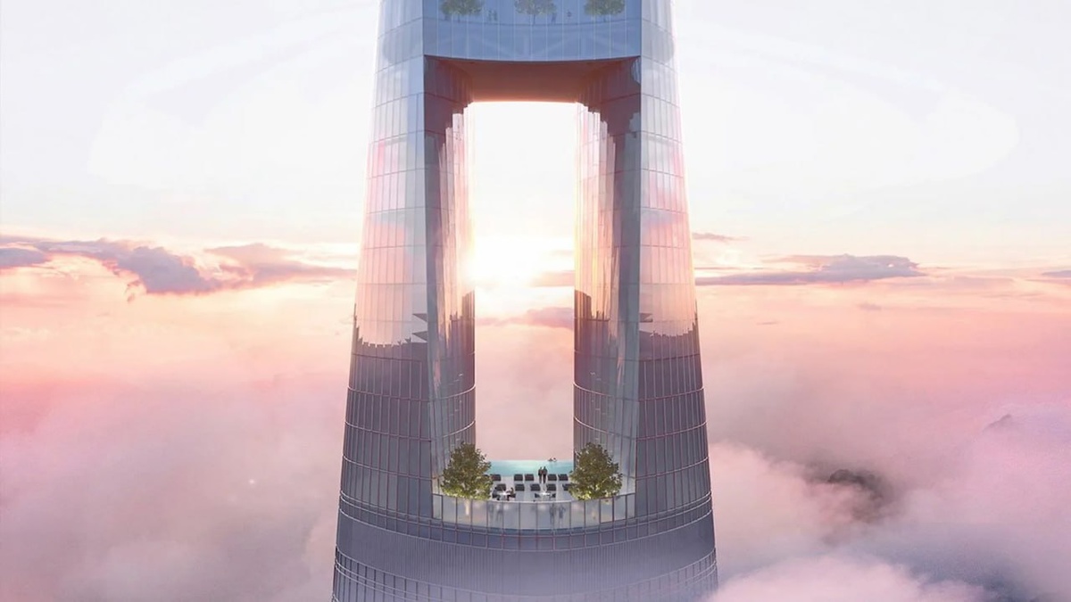 Maailman korkein hotelli, jonka korkeus on 1237 jalkaa ja jossa on yli 1000 huonetta, on avattu